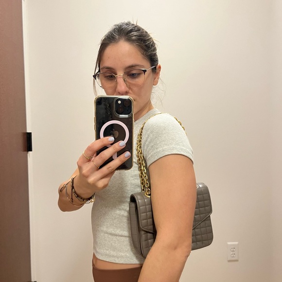 Celine C Bag Quilted Calfskin in ‘Pebble’ - Picture 13 of 14